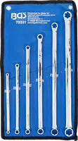 BGS technic Očkové klíče E-TORX E6-E24, extra dlouhé, sada 6 dílů - BGS 70331