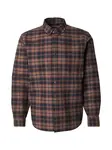 LEVI'S ® Košeľa 'Authentic Button Down Shirt'  tmavomodrá / gaštanová / brokátová