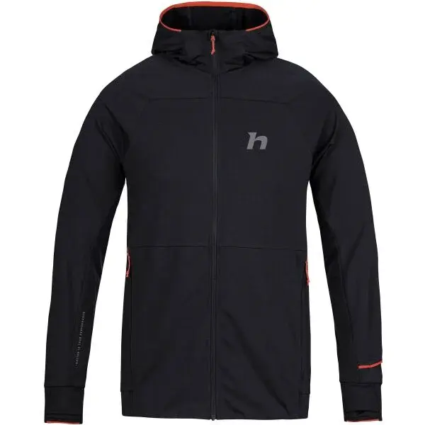 Hannah ETHAN HOODY Pánská funkční mikina, černá, velikost