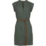 FUNDANGO MONA Dámské šaty, khaki, velikost