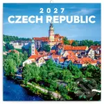 NOTIQUE Poznámkový kalendár Česká republika EN/CZ 2027, 20 x 20 cm