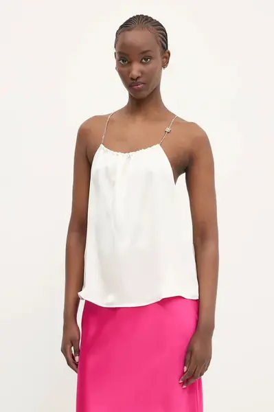 Top HUGO béžová barva, 50536436