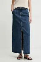 Džínová sukně G-Star tmavomodrá barva, maxi, D25979-D788