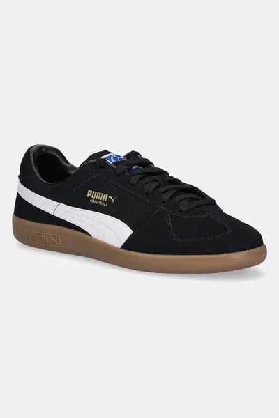 Semišové sneakers boty Puma Handball černá barva, 106695