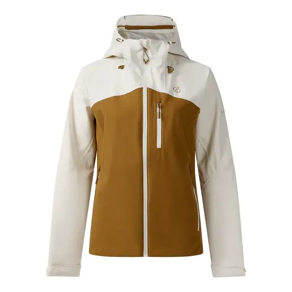 Dámská outdoorová bunda dare2b torrek iii bílá/hnědá 40