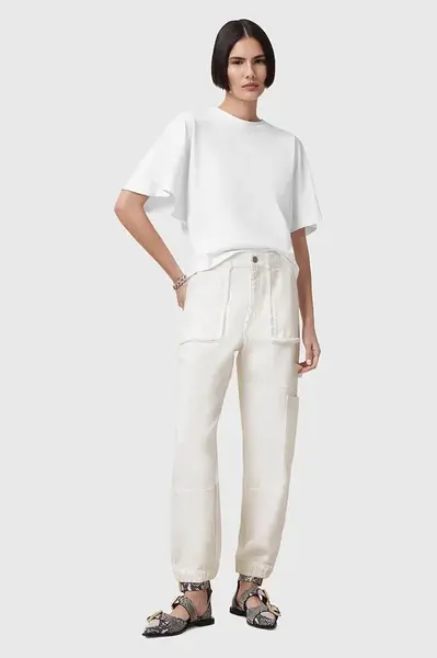 Džíny AllSaints MILA FRAY dámské, high waist, W007TC