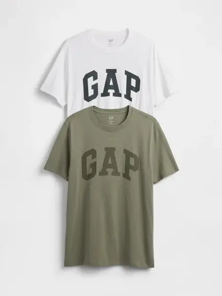 GAP Tričko s logem Everyday Soft, 2 ks - Pánské