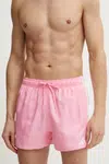 Plavkové šortky adidas 3S BLD SH 3IN růžová barva, JD6520