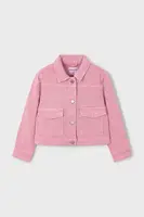 Dětská bavlněná bunda Mayoral růžová barva, 3407