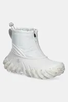 Boty Crocs Echo Boot Z Shield dámské, šedá barva, na plochém podpatku, lehce zateplené, 210315