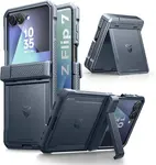 Dexnor 360 Kickstand obal Samsung Galaxy Z Flip 7, modrý