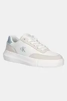 Sneakers boty Calvin Klein Jeans CHUNKY CUPSOLE LOW MIX IN bílá barva, YW0YW01768
