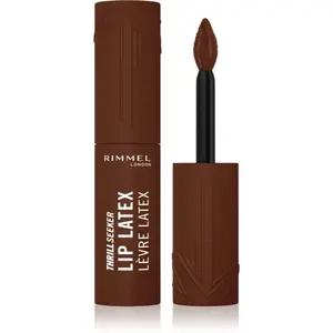 Rimmel Thrill Seeker Lip Latex tekutá rtěnka odstín 600 Cappuccino Deep 6 ml