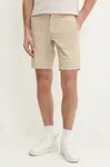 Kraťasy Calvin Klein pánské, béžová barva, K10K114063