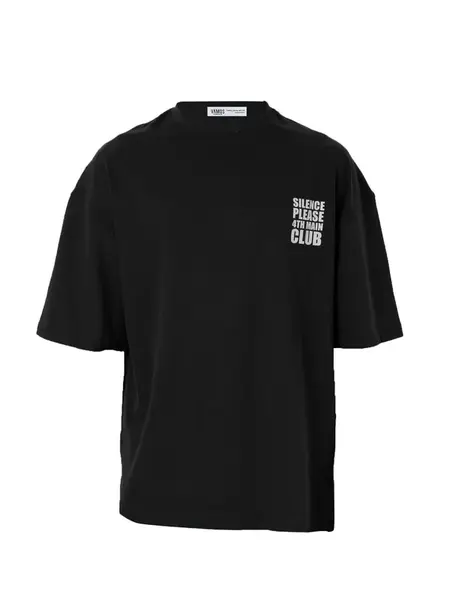 VAMOS CLO Tričko  čierna / biela