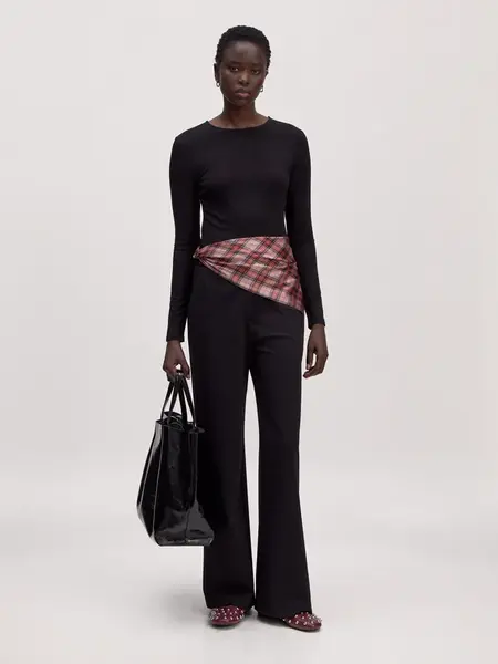 EDITED Top 'Jade'  čierna