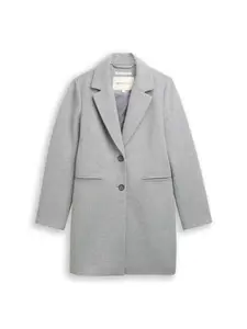 TOM TAILOR DENIM Prechodný kabát  sivá