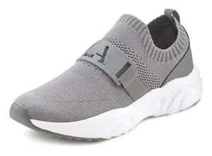 LASCANA Slip-on obuv  sivá