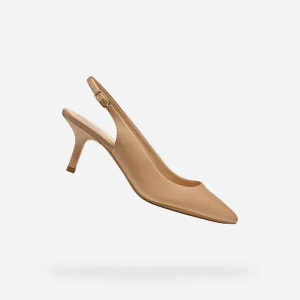 Beige Women's Pumps Geox Kleopy - Women's