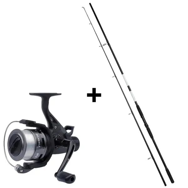 Dam prút base x carp 3 m 3 lb + navijak quick nova 4000 fs