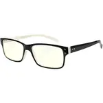 Okuliare na Počítač PCG05 čierno/biely plastový rám +2,0