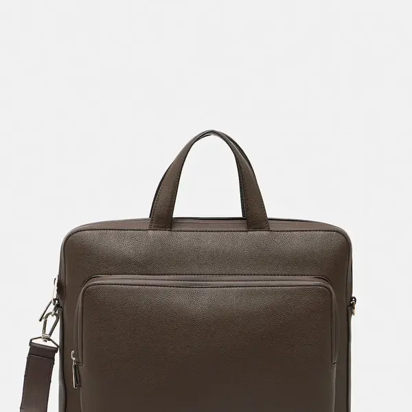 Taška Calvin Klein hnědá barva, LV04D3012G