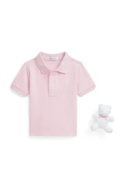 Polo tričko Polo Ralph Lauren růžová barva, 320940294002