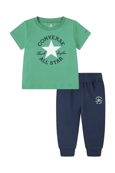 Dětská souprava Converse zelená barva, 6CG581