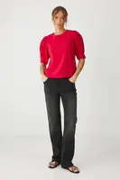 Halenka Medicine dámská, červená barva, hladká