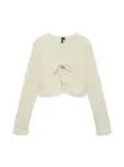 VERO MODA Kardigán 'VMFREJA'  krémová