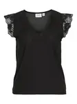 VILA Blúzka 'VITrav'  čierna