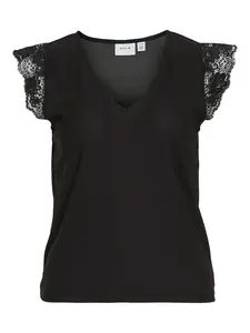 VILA Blúzka 'VITrav'  čierna