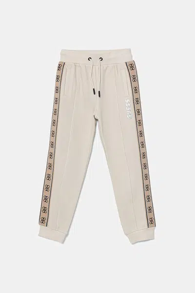 Dětské tepláky Guess béžová barva, L5GQ13 KB3P2