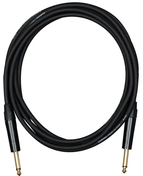 Cascha Advanced Line Guitar Cable Black 3m