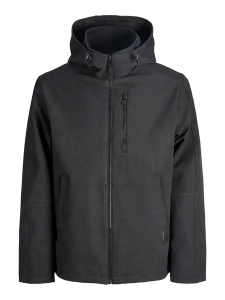 JACK & JONES Prechodná bunda 'Adam'  čierna melírovaná