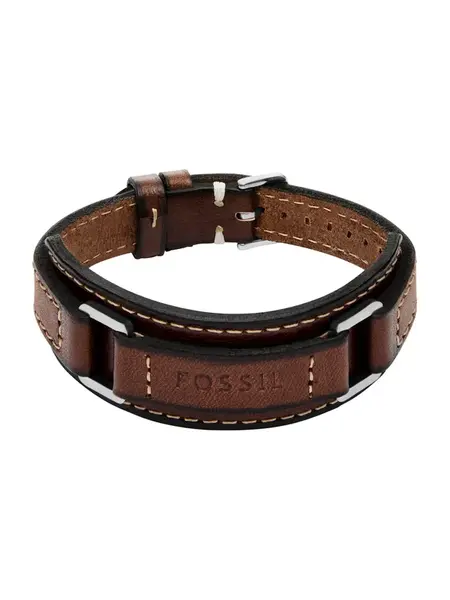 FOSSIL Náramok 'Machine'  hnedá