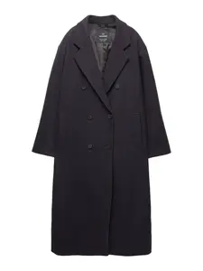 Pull&Bear Prechodný kabát  námornícka modrá