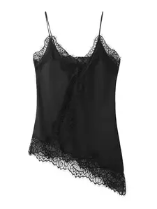 MANGO Blúzka 'TINTA'  čierna