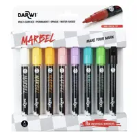 Sada akrylových markerů Marbel 8ks 2mm – Pastel