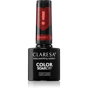 Claresa SoakOff UV/LED Color Kiss Me gelový lak na nehty odstín 5 g