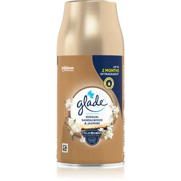 GLADE Automatic Sensual Sandalwood & Jasmine automatický osviežovač vzduchu náhradná náplň 269 ml