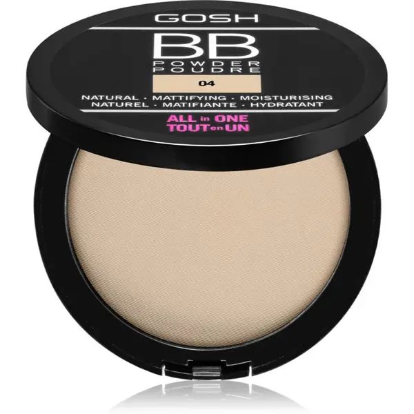 GOSH COPENHAGEN BB zmatňujúci púder odtieň 04 Beige 6.5 g