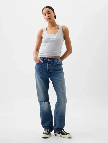 GAP Dámské Tílko s metalickým logem 863200-04 Velikost: XS