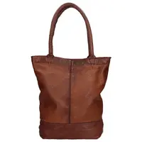 Dámska celokožená kabelka Justified Maria - hnedá