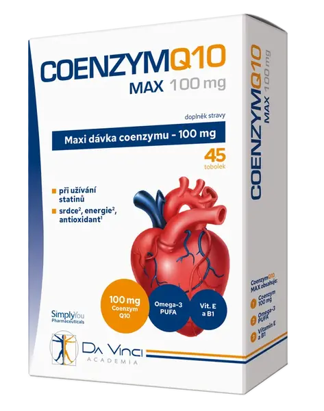 Coenzym Q10 Max 100mg Da Vinci Academia tob.45