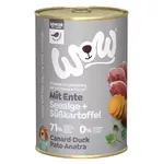 WOW Kachna s batáty senior konzerva pro starší a citlivé psy 400 g