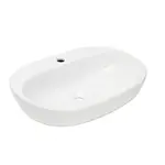 Umývadlo na dosku, závesné SAT Infinitio 60x40,5 cm otvor pre batériu uprostred SATINF60402