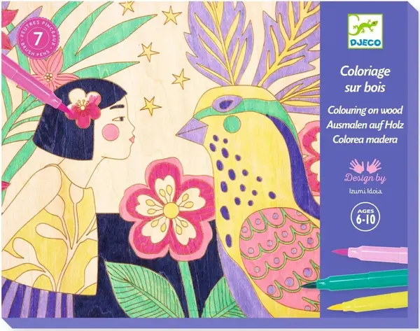 Malování na dřevo Sweet girls