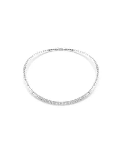 Swarovski Retiazka 'Matrix'  strieborná / priehľadná