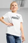 Dětské bavlněné tričko Puma ESS No. 1 Logo Tee bílá barva, s potiskem, 684930